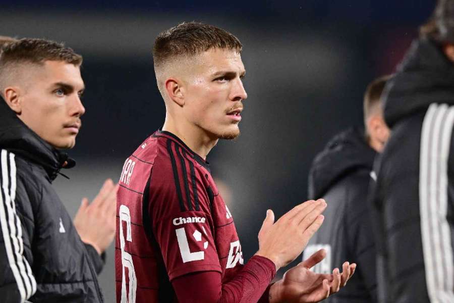 Záložník pražské Sparty Patrik Vydra 