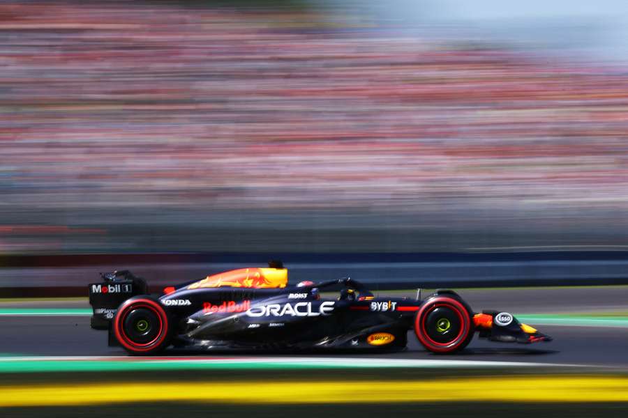 La Red Bull di Max Verstappen a Monza