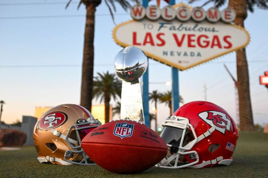Het decor van Super Bowl LVIII: Las Vegas, Nevada