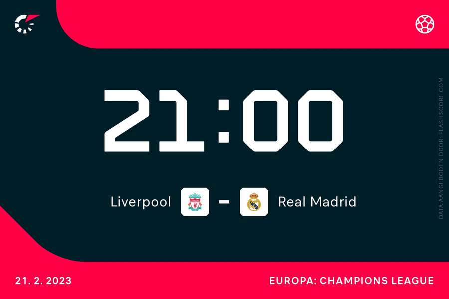 21:00: Liverpool - Real Madrid