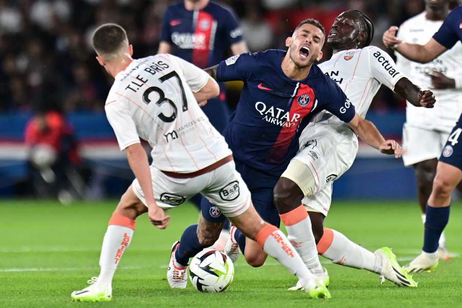 Lucas Hernandez a montré de belles choses pour son premier match avec le PSG. Lucas Hernandez a montré de belles choses pour son premier match avec le PSG.
