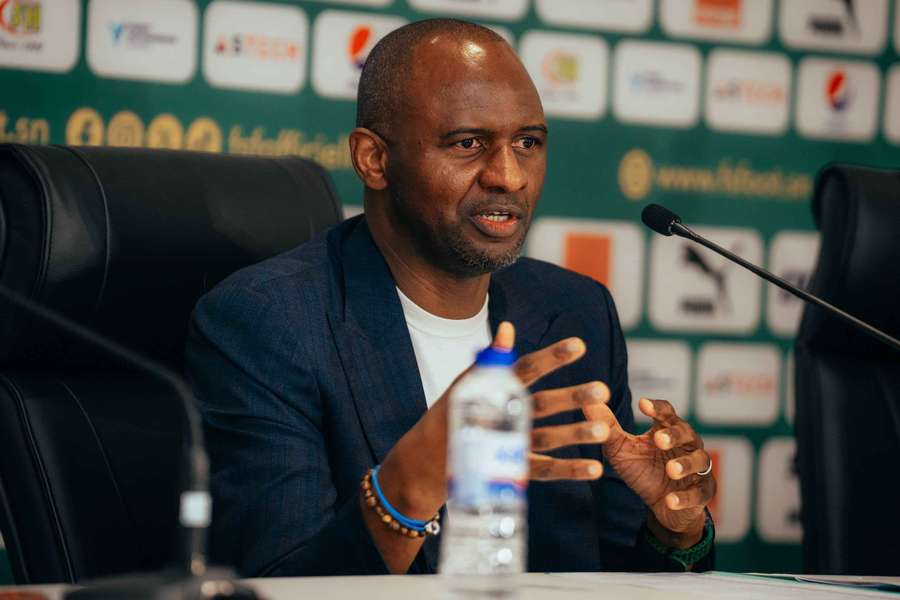 Senegal coach Patrick Vieira Senegal coach Patrick Vieira