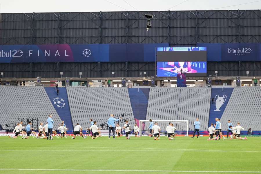 L'entraînement d'hier soir.