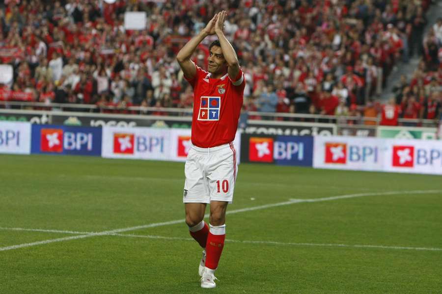 Rui Costa no adeus ao Benfica Rui Costa no adeus ao Benfica