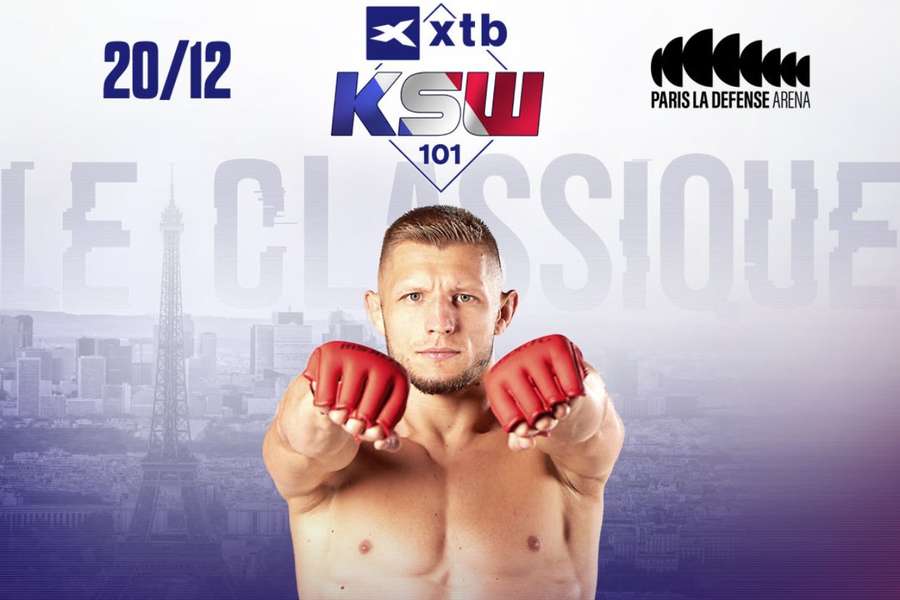 Artur Szczepaniak powróci do klatki podczas gali KSW 101 w Paryżu