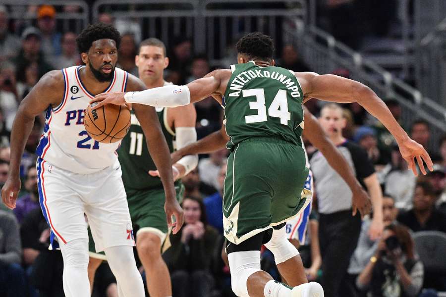 Giannis and Embiid went head-to-head