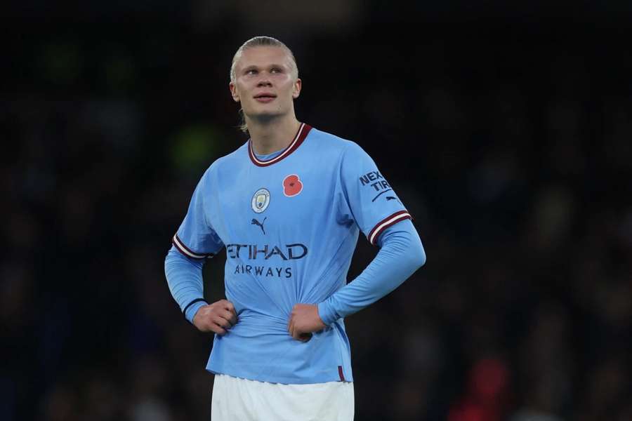 Guardiola admits Erling Haaland has not yet fully recovered from injury