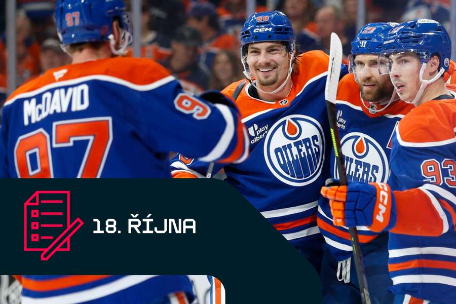 Davidu Tomáškovi gratuluje i Connor McDavid.