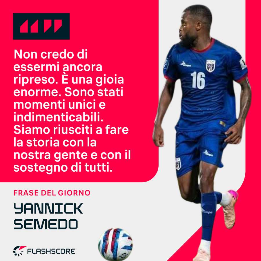 La gioia di Semedo La gioia di Semedo