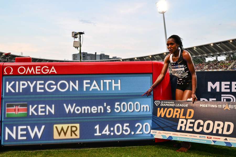 Faith Kipyegon à Charléty