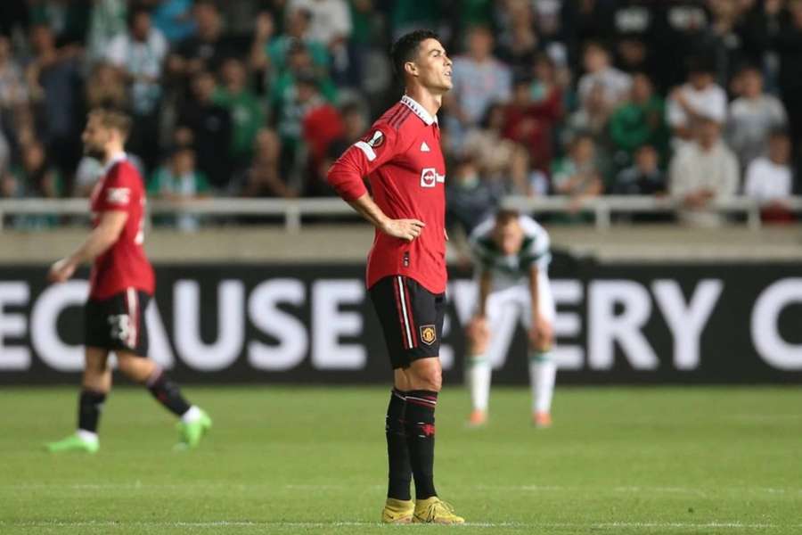 Ronaldo has struggled to break back into the United side this season