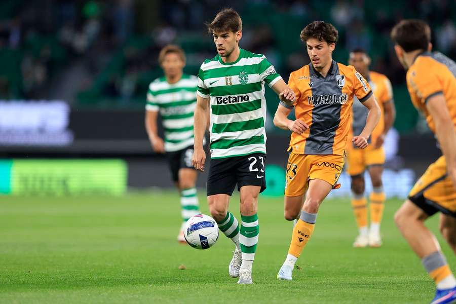 Daniel Bragança fez o segundo golo do Sporting diante do Vitória SC