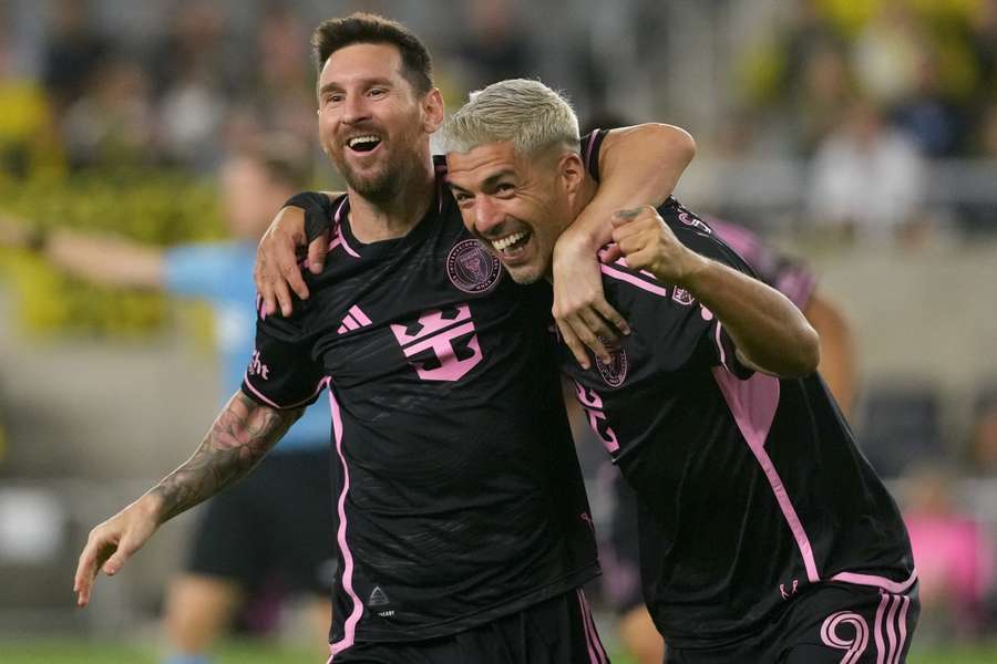 Lionel Messi and Luis Suarez were on target as Inter Miami beat Columbus Crew to clinch MLS's Supporters' Shield