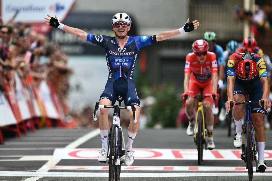 David Gaudu venceu a terceira etapa da Volta a Espanha