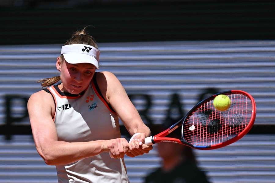 Rybakina à Roland-Garros ce lundi.