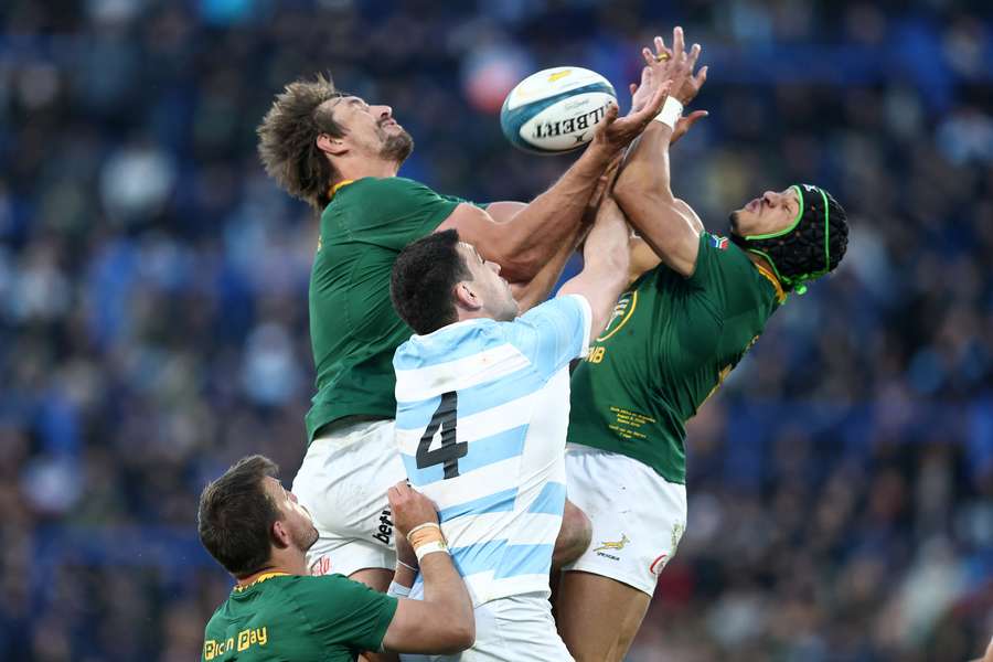The Springboks were made to fight hard for their win in Buenos Aires The Springboks were made to fight hard for their win in Buenos Aires