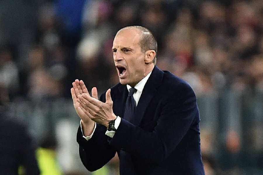 Allegri has been under pressure this season as Juventus have struggled to meet expectations