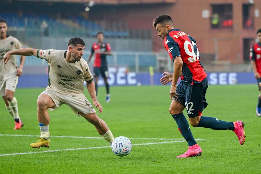 Um momento do Genoa-Südtirol Um momento do Genoa-Südtirol