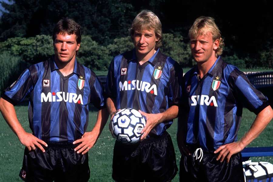 O trio de alemães que fez sucesso no Inter Milão