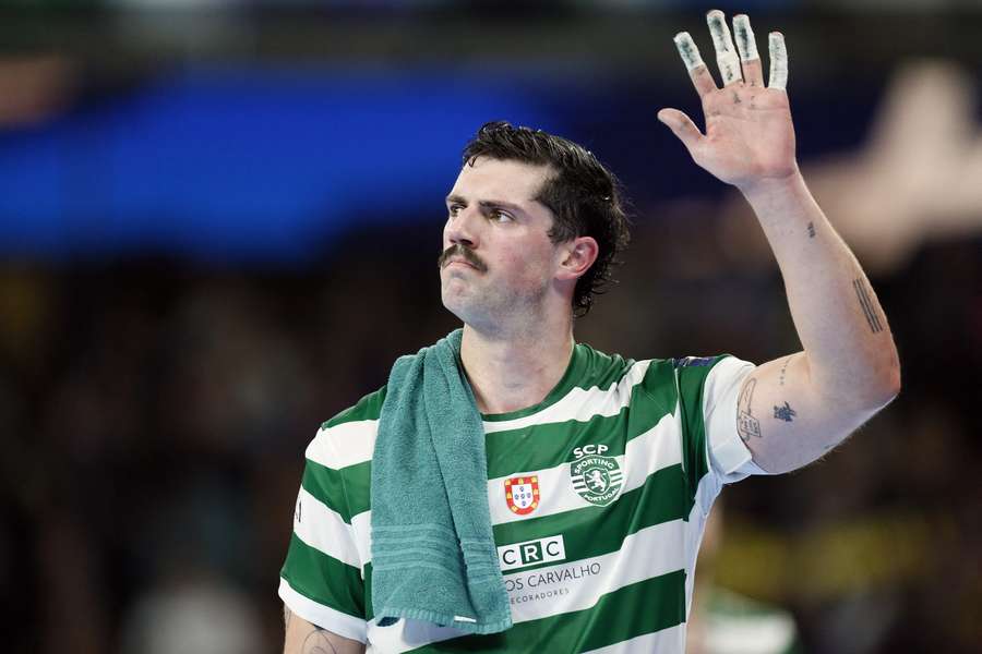 Salvador Salvador em ação pelo Sporting