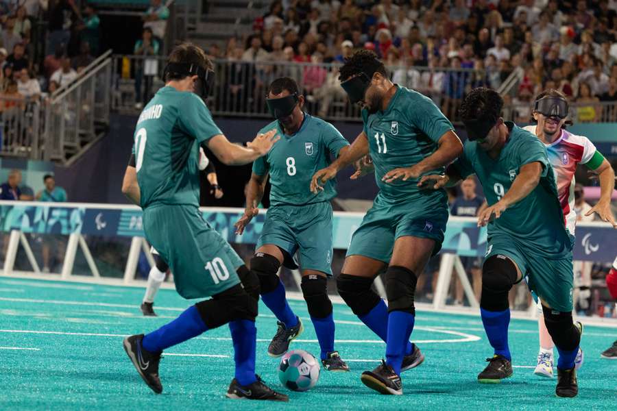 Brasil vence Colômbia e leva o bronze no futebol de cegos nos Jogos Paralímpicos