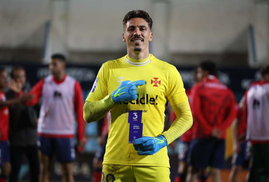 Guilherme Oliveira foi o homem do jogo diante do Trofense