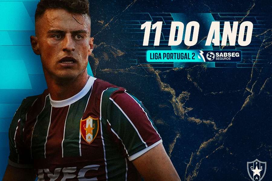 Jean Felipe fez 31 jogos pelo Estrela da Amadora