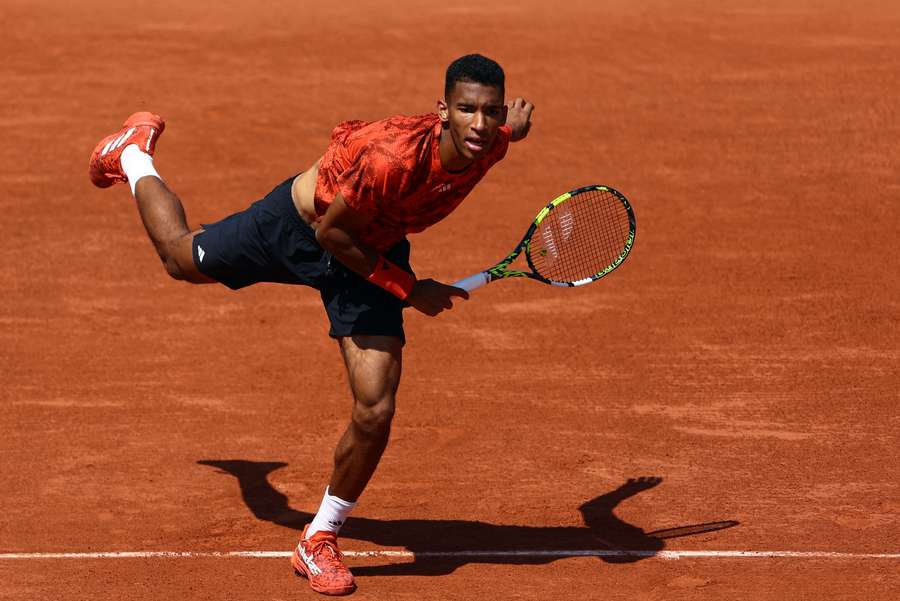 Auger-Aliassime was knocked out of the French Open