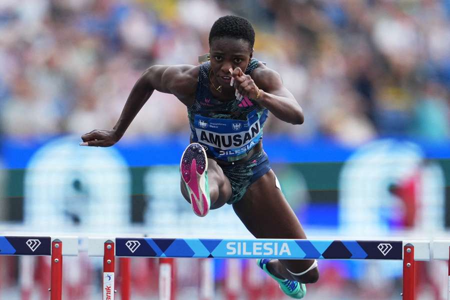 Tobi Amusan is the world record holder over 100 metres hurdles