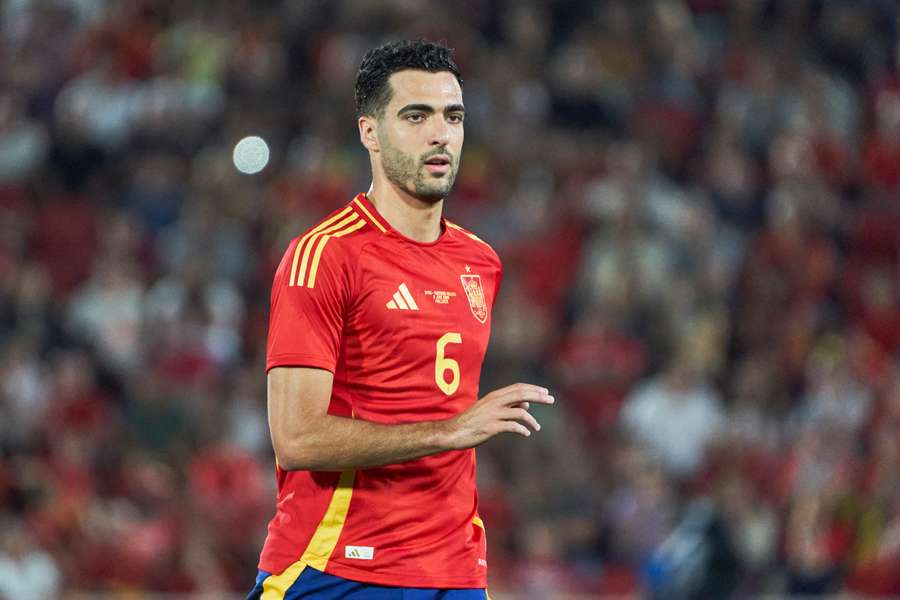 Spain midfielder Mikel Merino