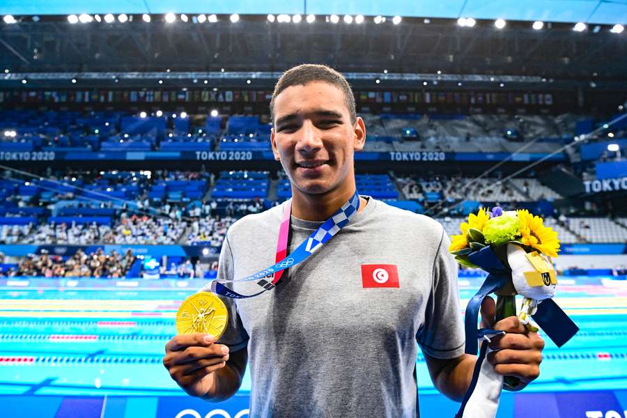 Ahmed Hafnaoui won gold in the 400m freestyle at Tokyo 2020