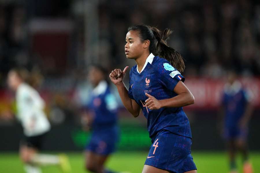 Alice Sombath avec les Bleues en octobre 2025.