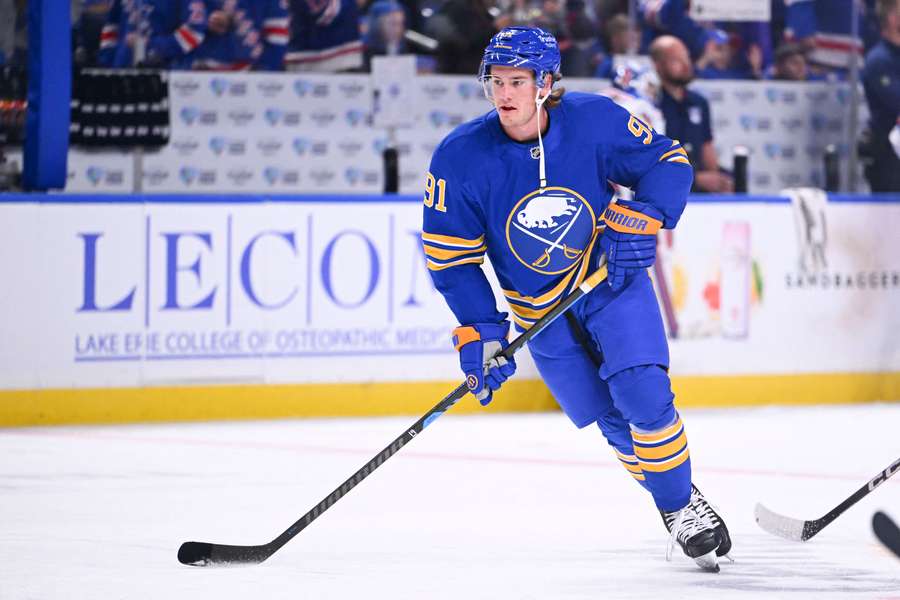 Buffalo Sabres' Josh Doan skates up the ice (2025) Buffalo Sabres' Josh Doan skates up the ice (2025)
