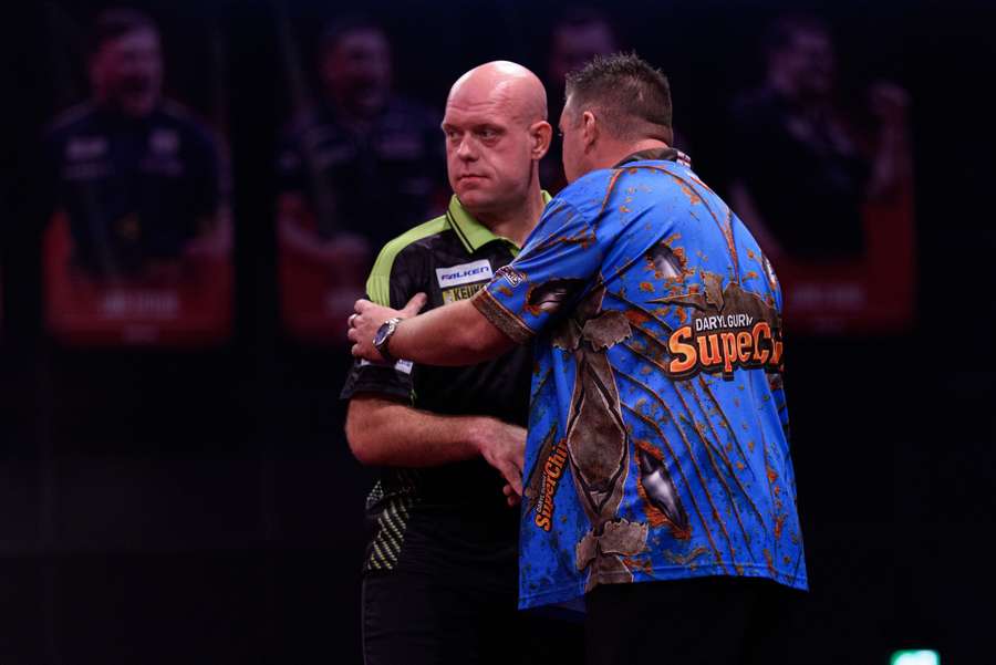 Van Gerwen scheiterte an Gurney Van Gerwen scheiterte an Gurney