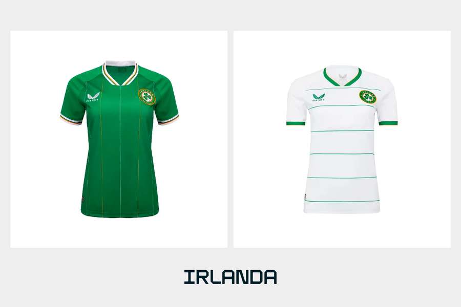 As irlandesas são equipadas pela Castore