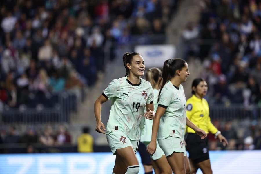 Diana Gomes marcou primeiro golo da seleção portuguesa