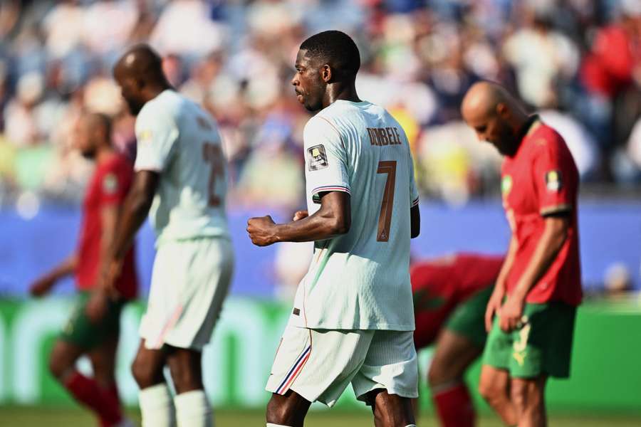 Dembélé, ante Marruecos Dembélé, ante Marruecos