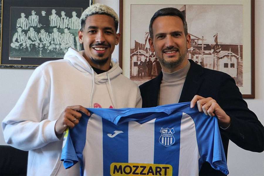 Diogo Bezerra ao serviço do OFK Belgrado