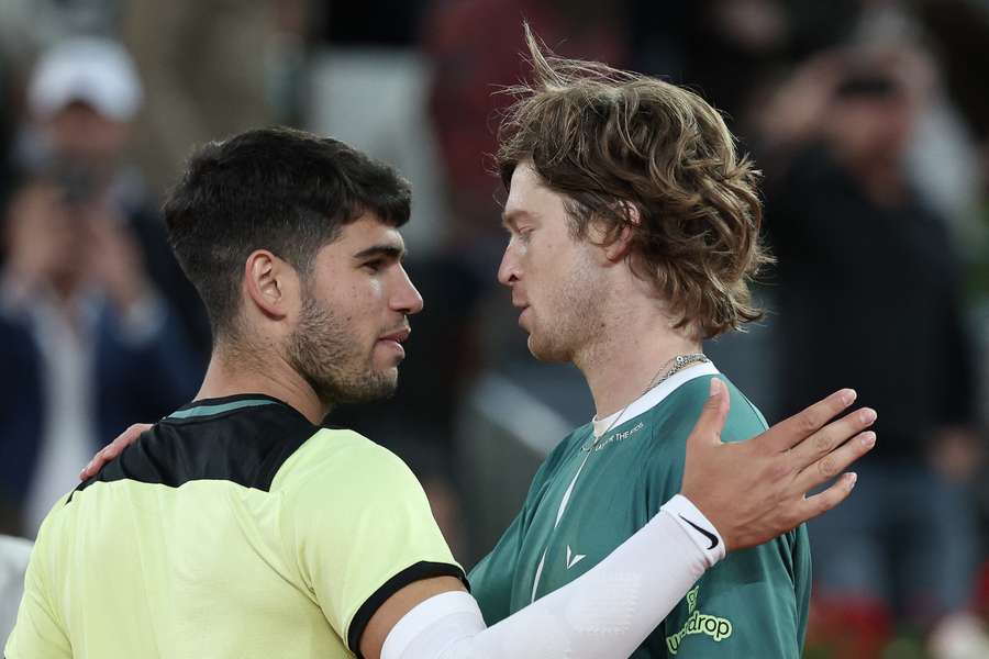 Rublev eliminó a Alcaraz en el Mutua Madrid Open 2024