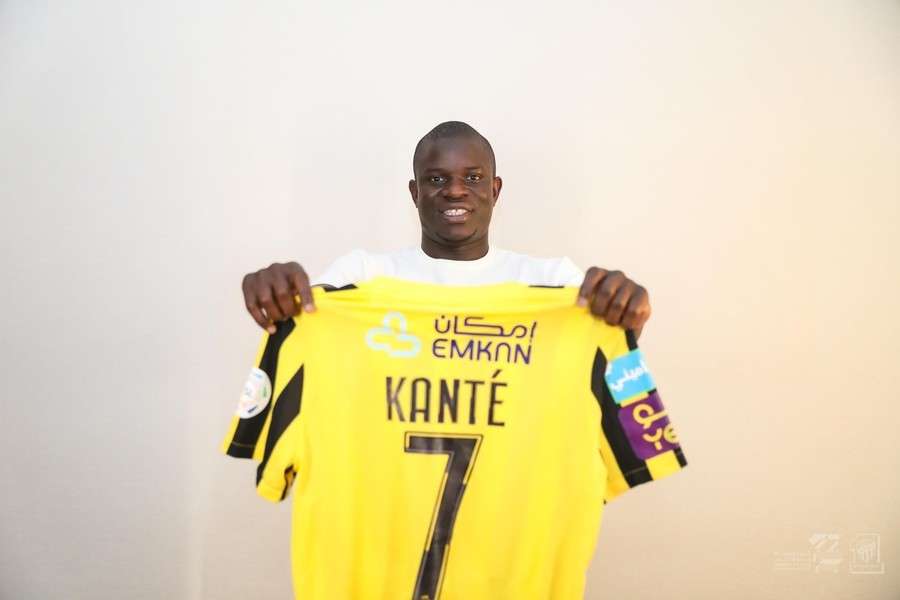 Kanté é um dos vários jogadores do Chelsea que se transferiram para equipas da Arábia Saudita