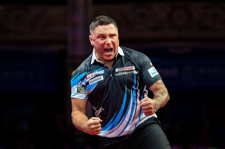 Gerwyn Price was victorious in his first-round match