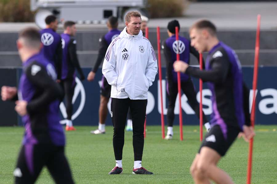 Bundestrainer Julian Nagelsmann beim DFB-Training.