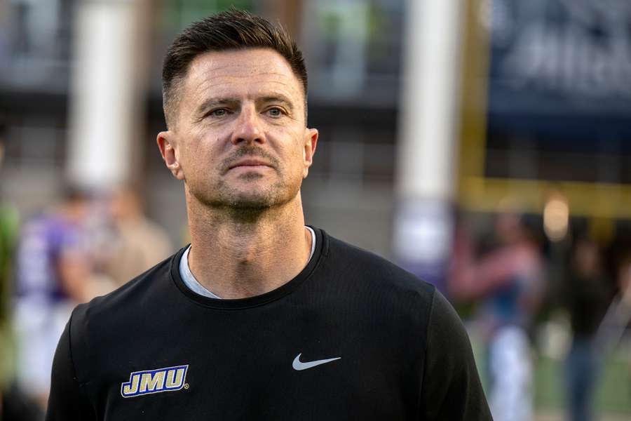 James Madison football head coach Bob Chesney (2025)