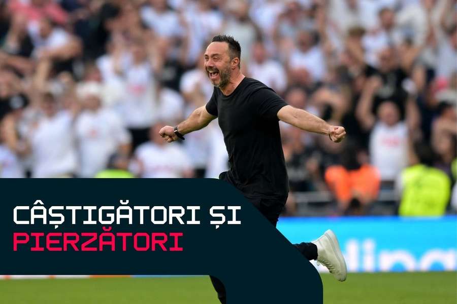 Bucuria lui Roberto De Zerbi la fluierul final