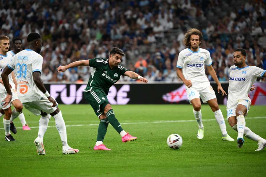 Sebastián Palacios contre l'OM.