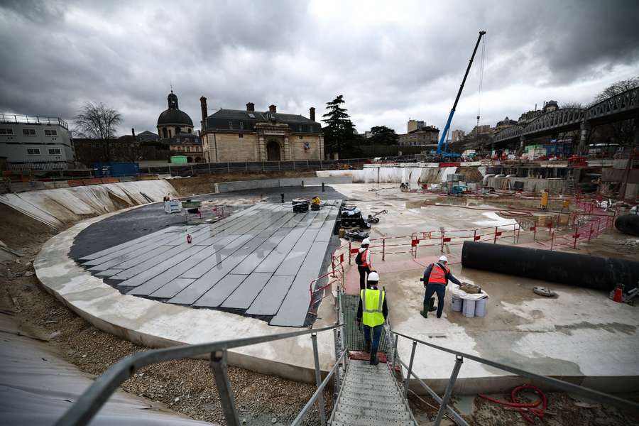 Reservatório gigante está a ser construído em Paris