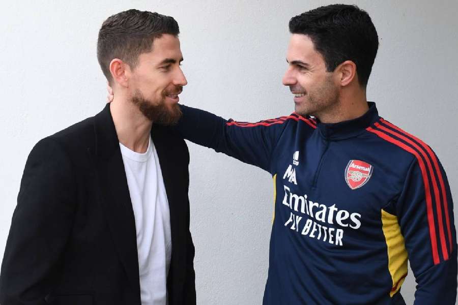 Arteta destacou que sempre admirou o futebol de Jorginho