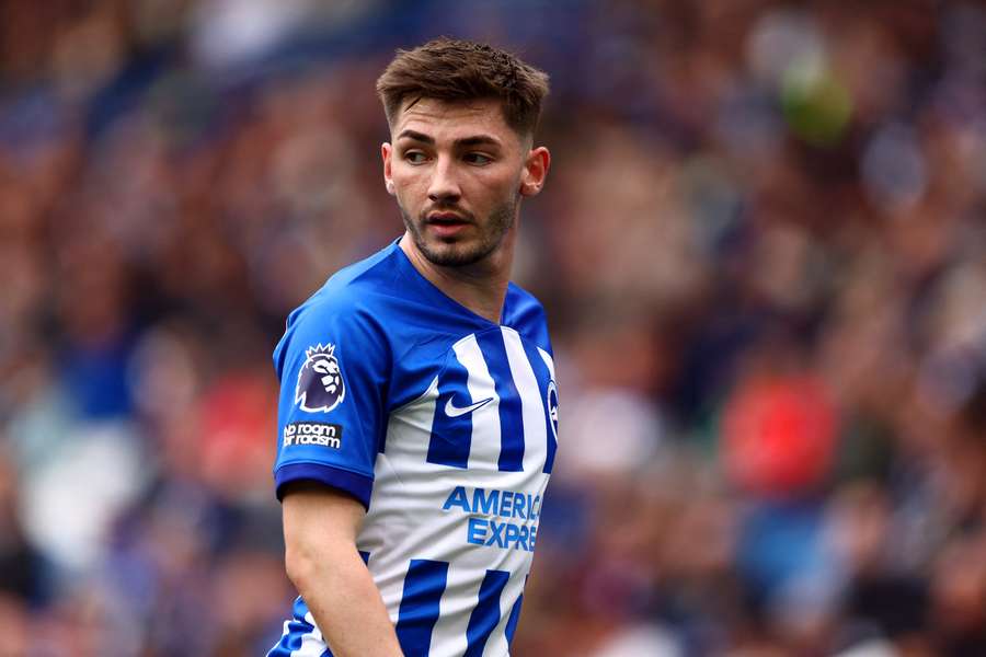 Brighton midfielder Billy Gilmour