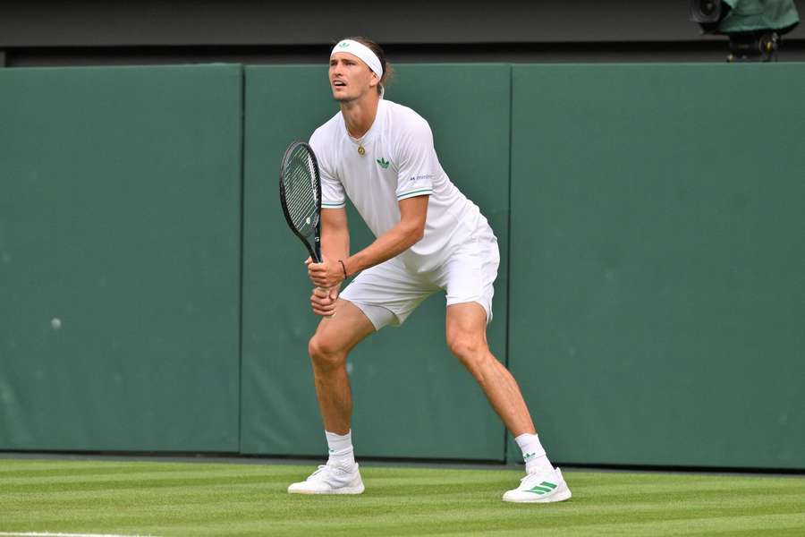 Alexander Zverev in Wimbledon.