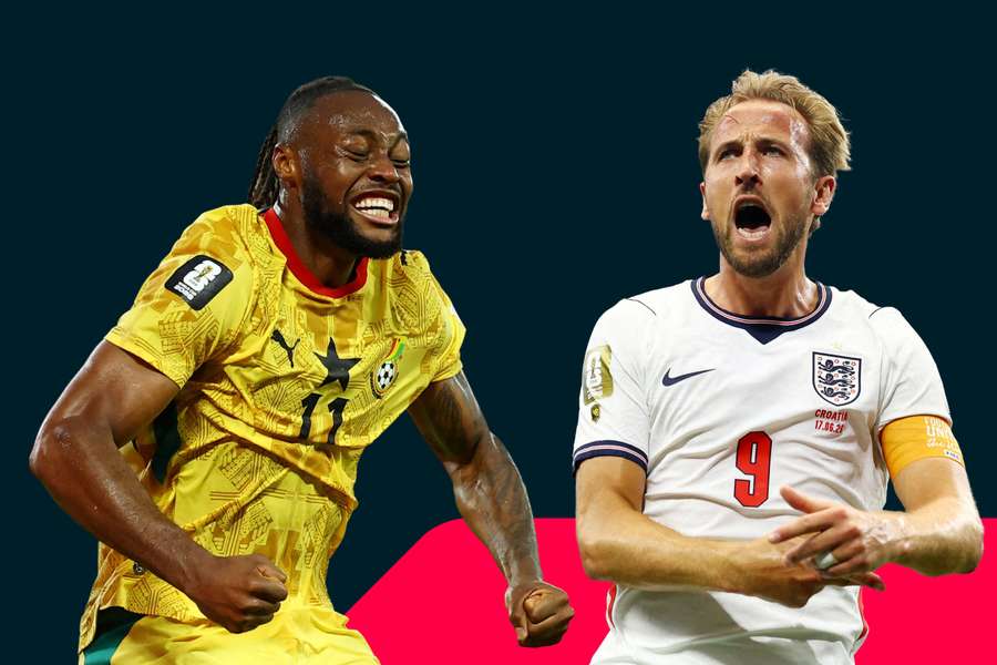 Antoine Semenyo and Harry Kane will spearhead their teams in the England v Ghana clash Antoine Semenyo and Harry Kane will spearhead their teams in the England v Ghana clash